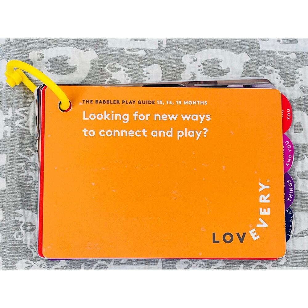 Lovevery The Babbler Play Guide Board Book